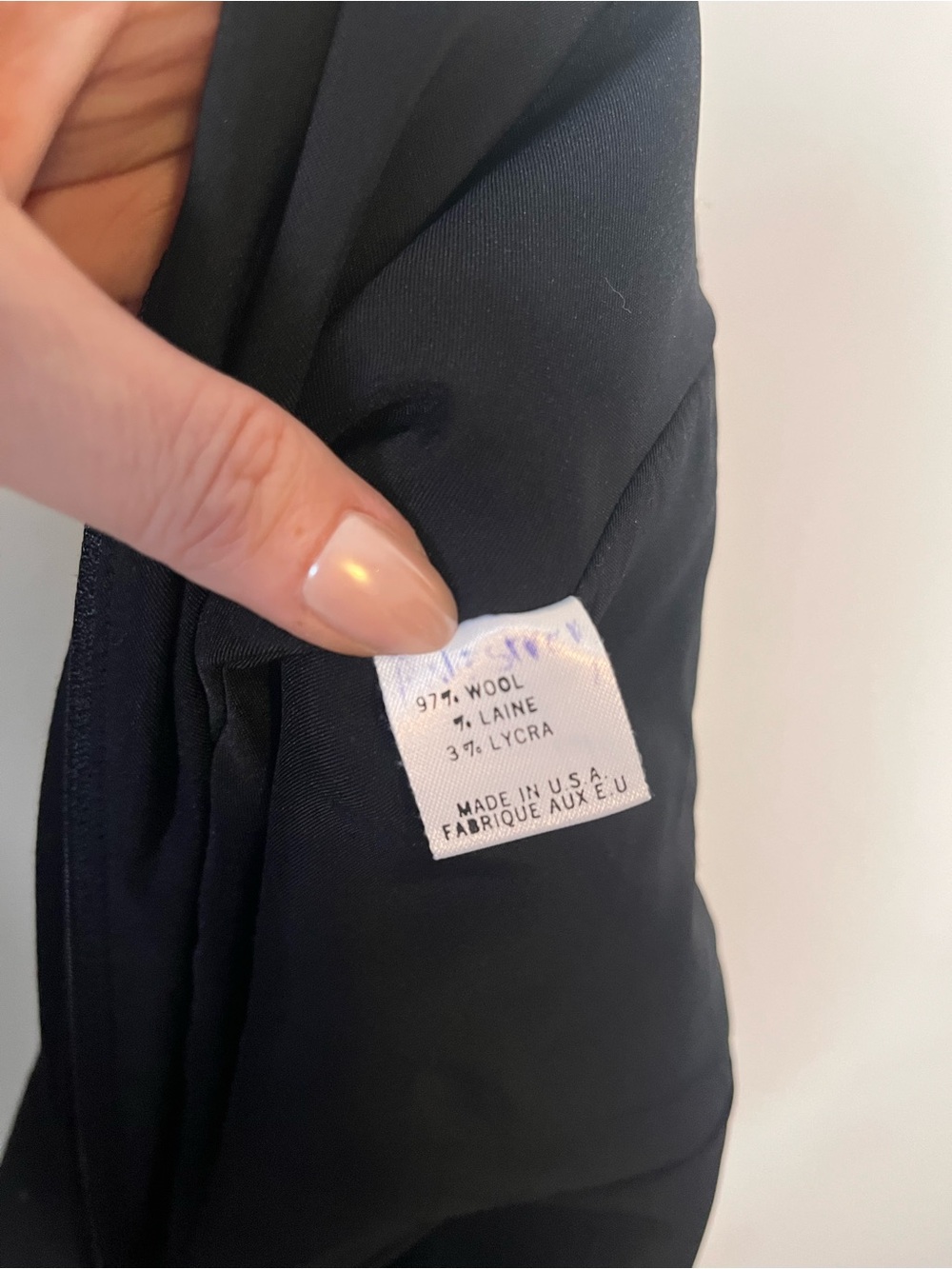 THEORY Black Sleeveless Wool Shift Dress Size 8 Made in USA - Picture 5 of 6